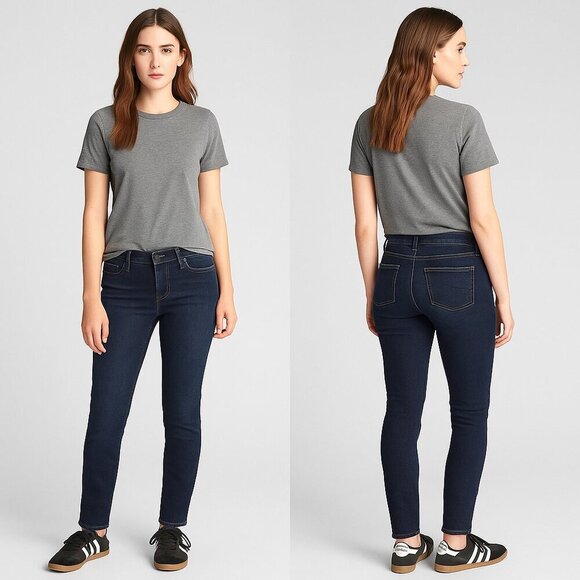 GAP 1969 π₯ Womenβs Low-Rise Skinny Jeans π Always Skinny β Size 26/2 - Picture 4 of 16
